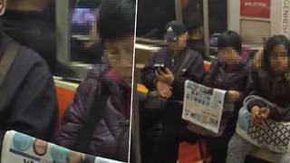 Sosyal medyada gündem yaratan görüntüler! Metronun içinde yetişkin filmi izledi... +18 görüntüler cama yansıyınca yakayı fena ele verdi