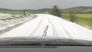 Haziran ayında şaşkına çeviren manzara! Görenler telefonlarına sarıldı