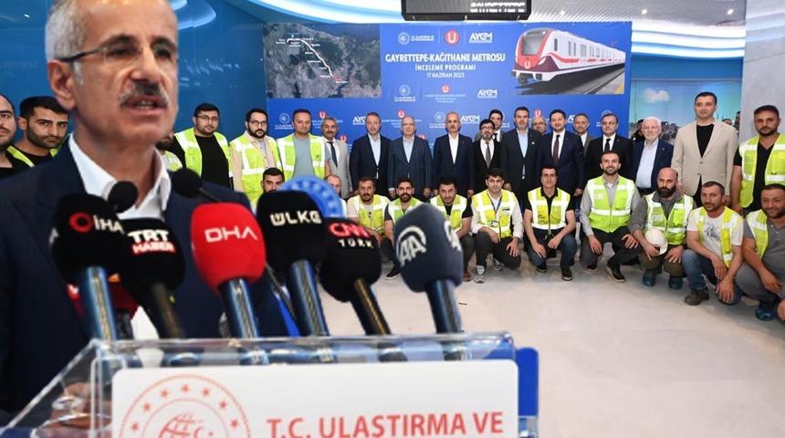 Bakan Uraloğlu açıkladı! 'Türkiye'nin en hızlı metrosunda havalimanı metro hattı, metrobüs ve Yenikapı - Taksim - Hacıosman metro hattı ile entegre olacak'