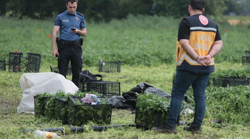 Tarlaya yıldırım düştü! 63 yaşındaki kadın hayatını kaybetti