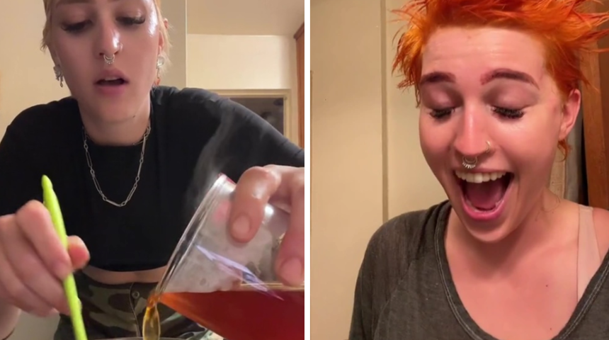 Kınayla boyadığı saçı felakete dönüştü! David Bowie'ye benzetildi