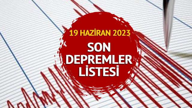 SON DAKİKA DEPREM HABERLERİ: 19 Haziran 2023 deprem mi oldu, nerede, kaç şiddetinde? Erzurum 4.3 ile sallandı