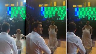 Düğündeki twerk videosu viral oldu! Salondakiler geline coşkuyla eşlik etti, damat ise...