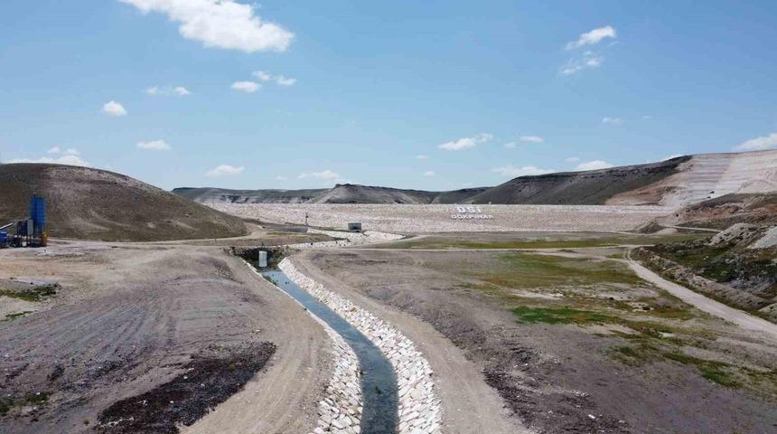 Eskişehir Gökpınar Barajı mansap düzenlemesi tamamlandı
