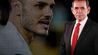 Dursun Özbek'ten Mauro Icardi için 'veda' açıklaması! Başkandan Beşiktaş ve Fenerbahçe'ye gönderme
