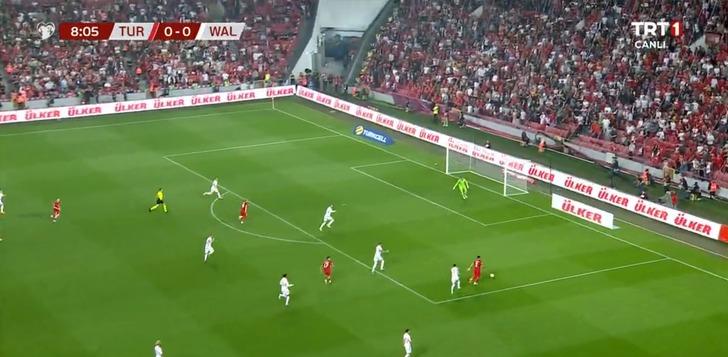 Son dakika: Türkiye - Galler maçında tepki çeken karar! Çizgi bile çekmeden gol iptal edildi... G3