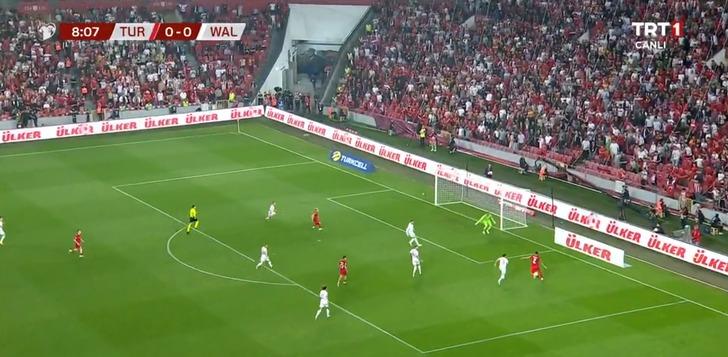 Son dakika: Türkiye - Galler maçında tepki çeken karar! Çizgi bile çekmeden gol iptal edildi... G4