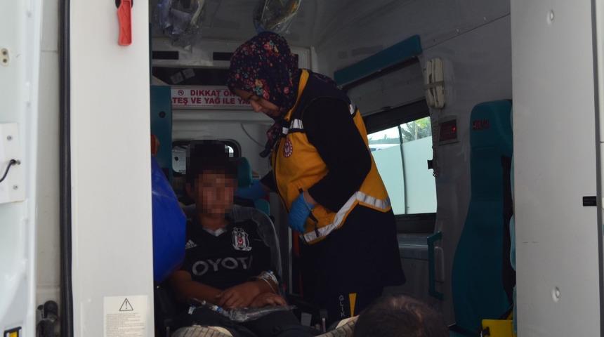 Aksaray'da bir çocuk bıçaklı kavgada yaralandı