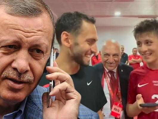 Cumhurbaşkanı Erdoğan'dan Arda Güler'e telefon: O ters köşeye atışın...