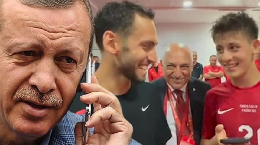 Cumhurbaşkanı Recep Tayyip Erdoğan Arda Güler ile telefonda görüştü "O ters köşeye atışın çok çok güzeldi"