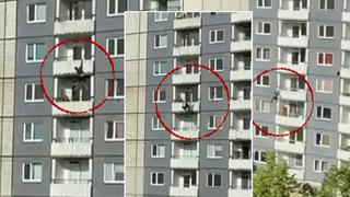 Yasak aşk yaşadığı sevgilisinin kocası eve gelince yakalanmamak için 12. kattadaki balkondan sarktı! Dengesini kaybedince bir anda düştü