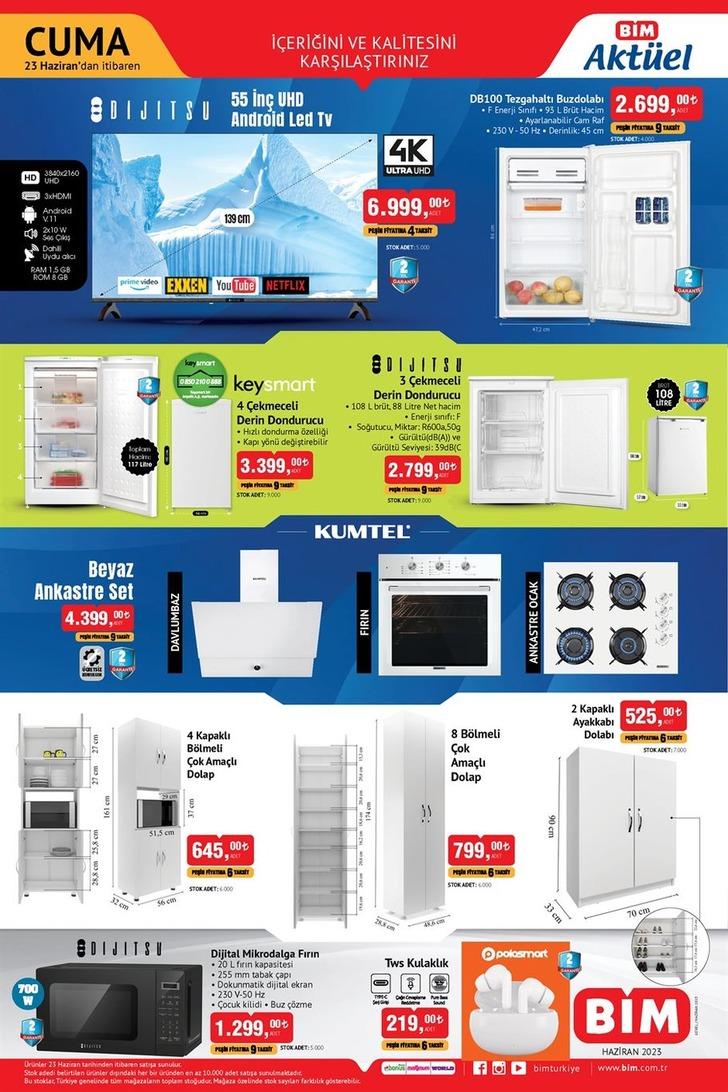 BİM'den yaz fırsatı! Elektrikli bisiklet 11,999,00 TL, piknik çantası 85 TL! İşte 20-23 Haziran 2023 BİM aktüel ürünler kataloğu G4