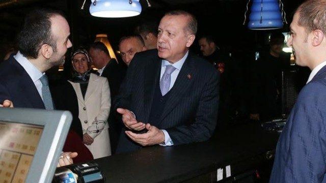 Cumhurbaşkanı Erdoğan çorbacıya gitti