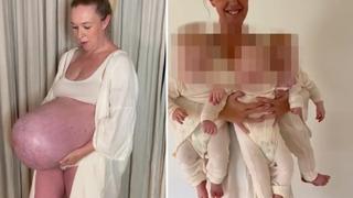 Üçüz doğuran kadın sosyal medyada viral oldu! Hamile kalmayacağım