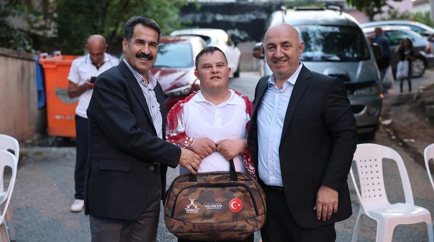 Kocaeli'de askerlik hayali kuran down sendromlu bireyin isteği gerçekleştirildi