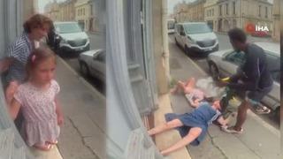 Fransa'yı ayağa kaldıran saldırı! Yaşlı kadını yerlerde sürükledi, torununu kaçırmaya çalıştı