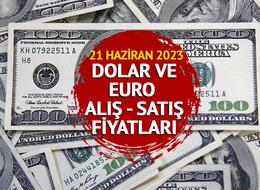 DOLAR ALIŞ - SATIŞ FİYATI: 21 Haziran 2023 dolar ne kadar? Euro kaç TL?