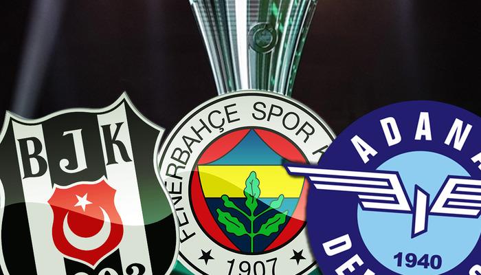 Beşiktaş, Fenerbahçe ve Adana Demirspor'un UEFA Konferans Ligi'ndeki rakipleri belli oldu!