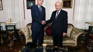 Erdoğan'dan sürpriz ziyaret! Bahçeli'nin konutunda bir araya geldiler