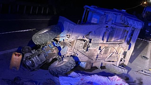 Siirt'te tarım araçlarının devrilmesi sonucu 1 kişi öldü, 2 kişi yaralandı