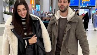 Eda Ece ve Buğrahan Tuncer'in düğününde Hande Erçel ve Hakan Sabancı'nın romantik anları! Gözlerini sevgilisinden alamadı