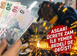 Asgari ücrete zam sonrası maaşlara ek olarak verilecek! Yemek bedeli Temmuz 2023 için belli oldu: Milyonlarca çalışanı ilgilendiriyor...