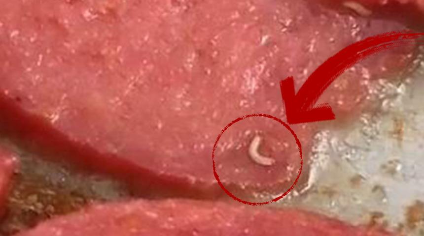 Yer: Elazığ! Marketten aldığı sucuğu pişirirken gördüğü karşısında şoke oldu