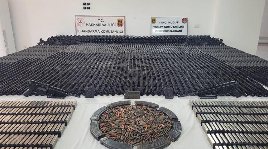 MSB duyurdu! Katır üzerinde Irak'a silah parçası ve mühimmat geçirmeye çalışan 10 kişi yakalandı