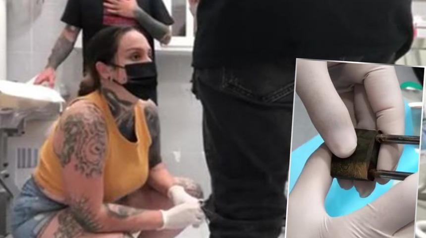 Cinsel ilişki oyunu kabusa döndü! Sevgilisi anahtarı alıp terk etti... Cinsel organında kalan asma kilidi çekiçle kırarak çıkarttılar