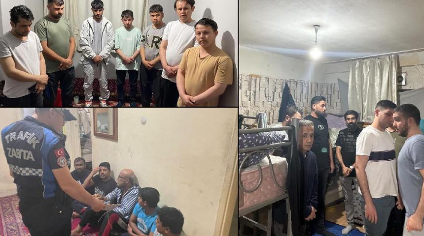 İstanbul'da kaçak göçmen operasyonu! Evler mühürlendi, 180 kişi yakalandı...