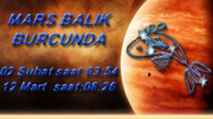 Mars Balık Burcunda
