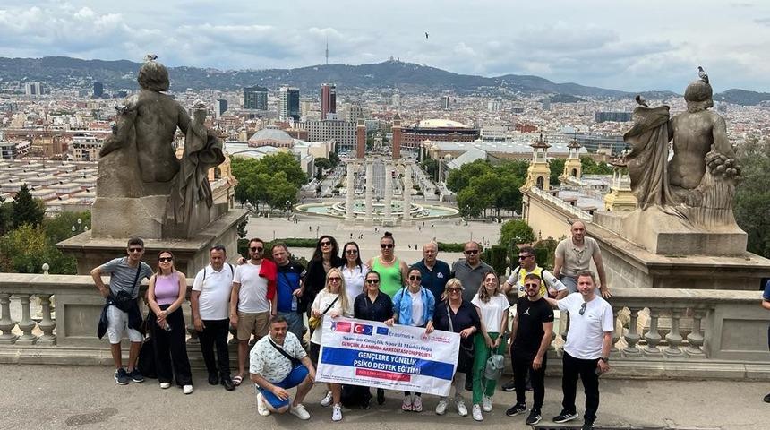 Samsun Gençlik ve Spor Müdürlüğü çalışanlarına İspanya’da eğitim