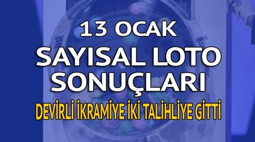 Sayısal Loto sonuçları 13 Ocak: Devirli ikramiye 2'ye bölündü!