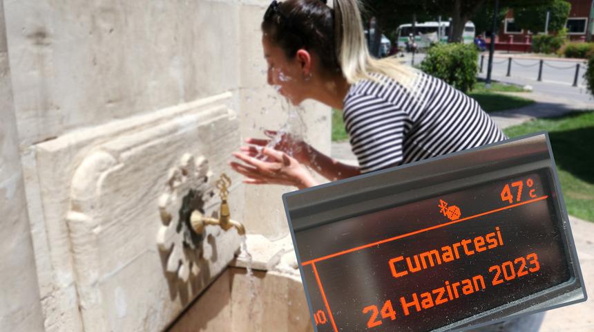Adana bu yaz da bildiğimiz gibi! Termometreler son noktaya dayandı: Sıcaklık 47 dereceyi buldu