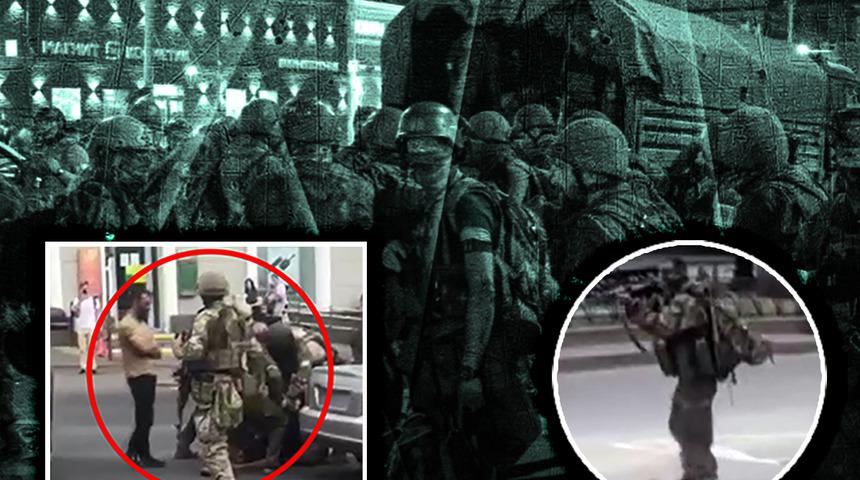 Wagner çekildi çekilmesine ama... Gizemli 'Z' sembolü bu kez orada! Moskova'ya ilerlerken Kadirov'un askerlerini böyle derdest etmişler