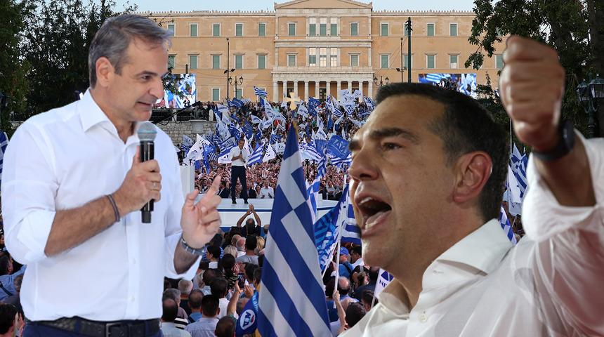 Yunanistan'da kritik seçim! 2. turu Miçotakis liderliğindeki Yeni Demokrasi Partisi büyük farkla kazandı