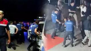 Yer: Tekirdağ! Düğün değil meydan savaşı: Polise taşlı, sopalı ve baltalı saldırı