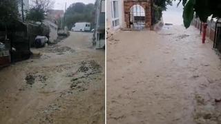 Meteoroloji ve İstanbul Valiliği peş peşe uyarı yapmıştı! Silivri'de yollar nehre döndü, vatandaşlar zor anlar yaşadı