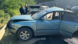 Samsun'da feci kaza! Kontrolden çıkan araç karşı şeride savruldu: 1 ölü, 4 yaralı