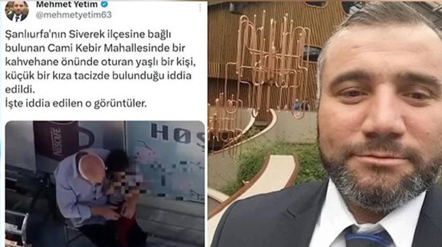 Şanlıurfa'da küçük çocuğa tacizi haber yapmıştı! Gazeteci Mehmet Yetim gözaltına alındı