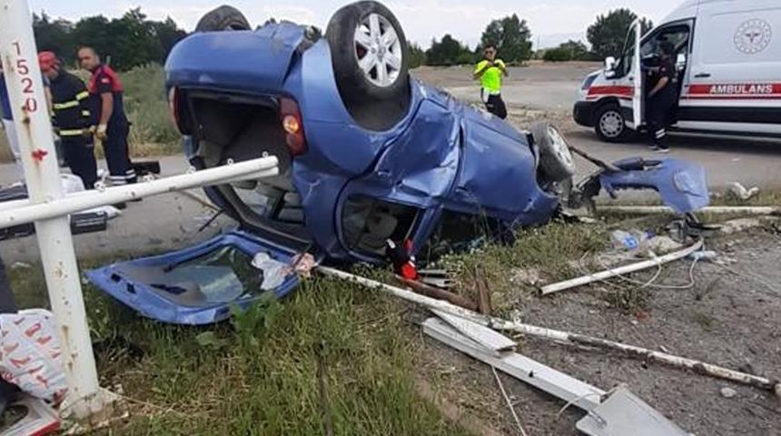 Amasya trafik kazası: 4 kişi yaralandı