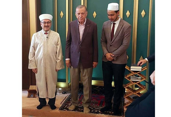 Cumhurbaşkanı Erdoğan bayram namazını Muğla'da kıldı