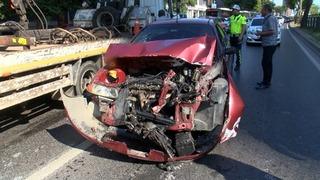 Beşiktaş'ta zincirleme trafik kazası! Aracın çarptığı kadın ağır yaralandı