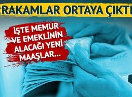 SON DAKİKA | Memur ve emekli maaş zammı için son hesaplar yapıldı: En düşük emekli maaşı 10.000 TL’yi aşacak: En yüksek memur maaşı 50 bin TL’ye dayanacak