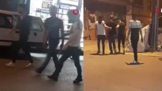 Samuray kılıcıyla dolaşıyordu: İstanbul'da yabancı uyruklu iki grup arasında kavga! Polisi görünce...