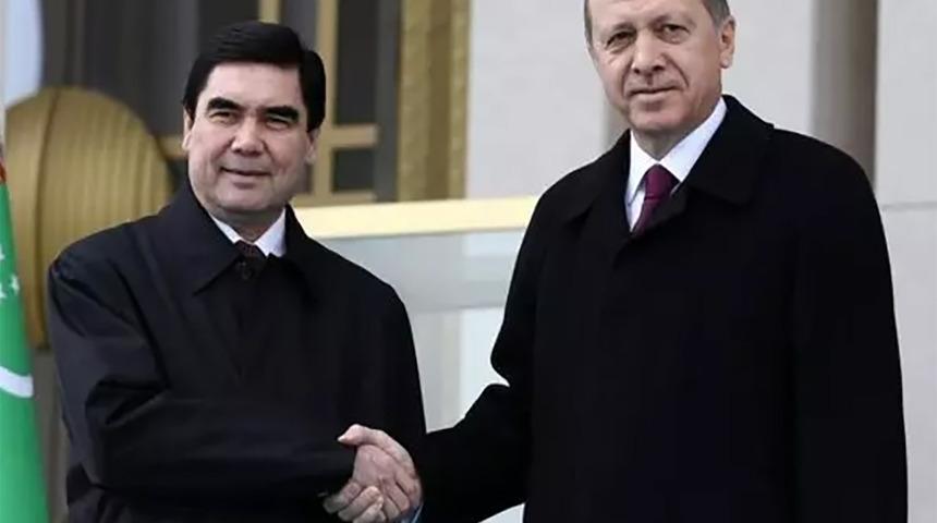 Cumhurbaşkanı Erdoğan'dan Türkmenistan lideri Berdimuhammedov ile 'bayram' görüşmesi