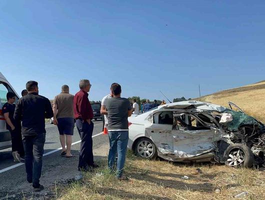 Elazığ'da trafik kazası: 1 ölü, 5 yaralı!