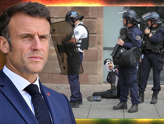 Fransa'da polislerden Macron'a gözdağı! "Savaştayız"
