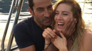 Kenan İmirzalıoğlu ile Sinem Kobal’ın denizde romantik anları
