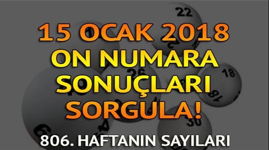On Numara sonuçları 15 Ocak: 806. hafta On Numara bilen yine 4 kişi! (Kupon sorgula!)